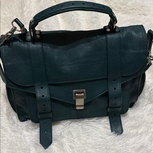 Proenza Schouler Teal Leather Handbag
